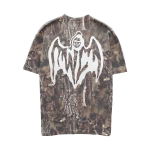 Bat Reaper T-Shirt - Faded Hunting Camo