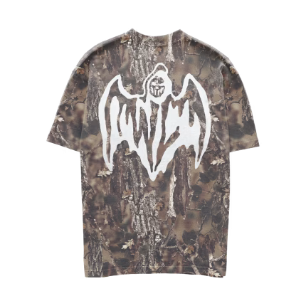 Bat Reaper T-Shirt - Faded Hunting Camo