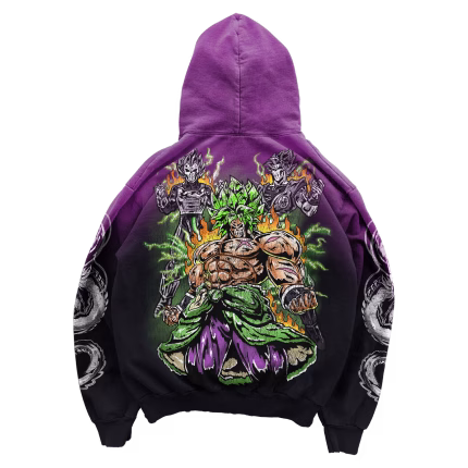 Big Guy Hoodie - Purple Ombre