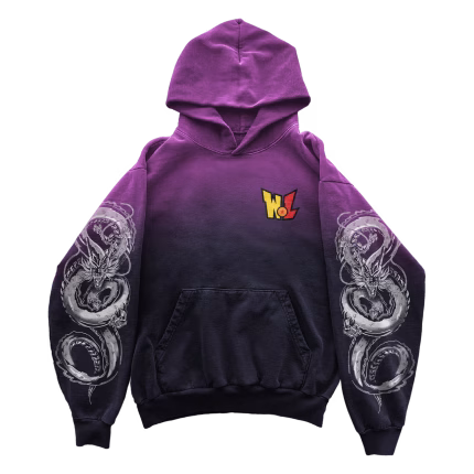 Big Guy Hoodie - Purple Ombre