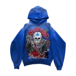 Camp Blood Hoodie – Faded Cobalt