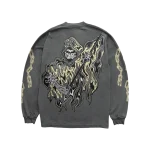 Chain Reaper Long Sleeve T-Shirt – Charcoal