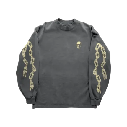 Chain Reaper Long Sleeve T-Shirt – Charcoal