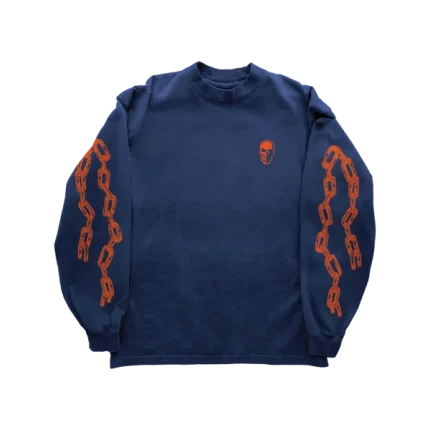 Chain Reaper Long Sleeve T-Shirt – Navy