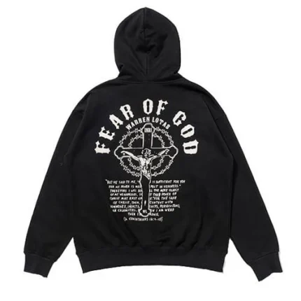 Fear Of God Warren Lotas Hoodie – Black