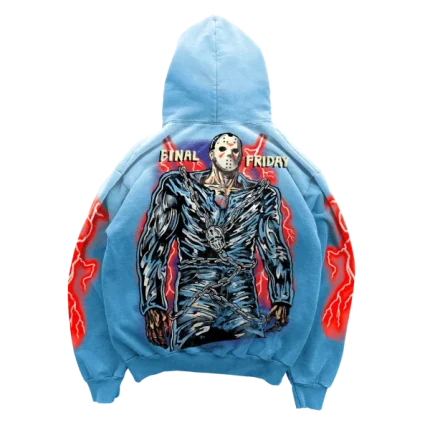 Final Friday Hoodie Sunfaded Blue