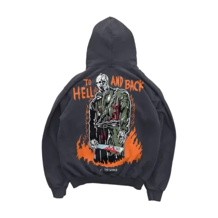 Hell and Back Hoodie Stonewashed