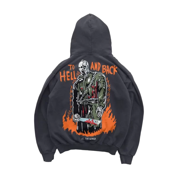 Hell and Back Hoodie Stonewashed Hell and Back Hoodie Stonewashed