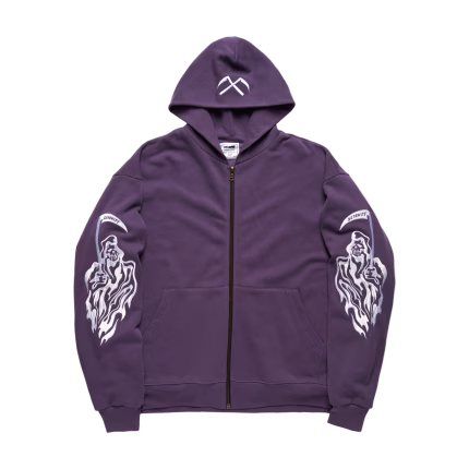 Serenity Reaper Thermal Lined Zip Up - Faded Purple