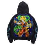 Super Dragon Man Hoodie- Black