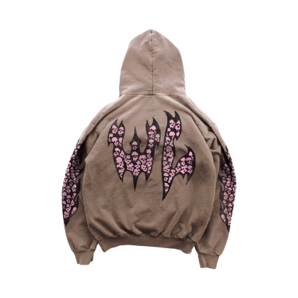 Catacombs Hoodie - Faded Trendy Brown