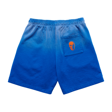 Warren Lotas New York Knicks Flaming Skull Shorts