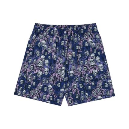 Reaper Camo Mesh Shorts – Purple