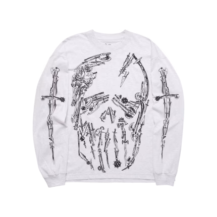 Arsenal Skull Long Sleeve T-Shirt